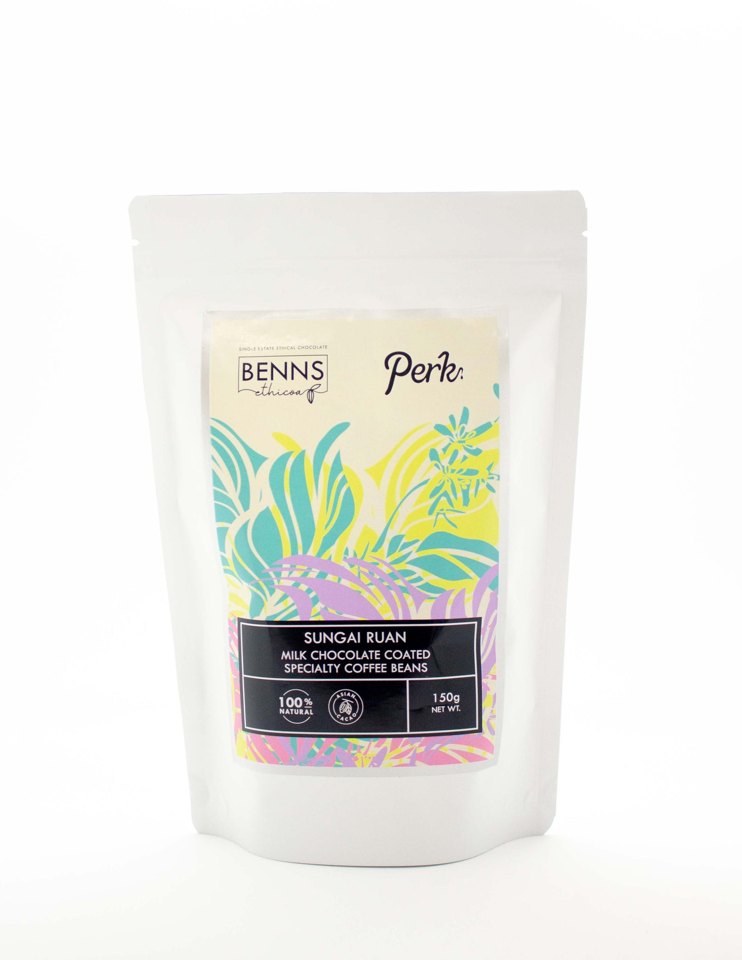 Milk Chocolate Coated Coffee Beans - Benns Ethicoa x Perk Coffee
