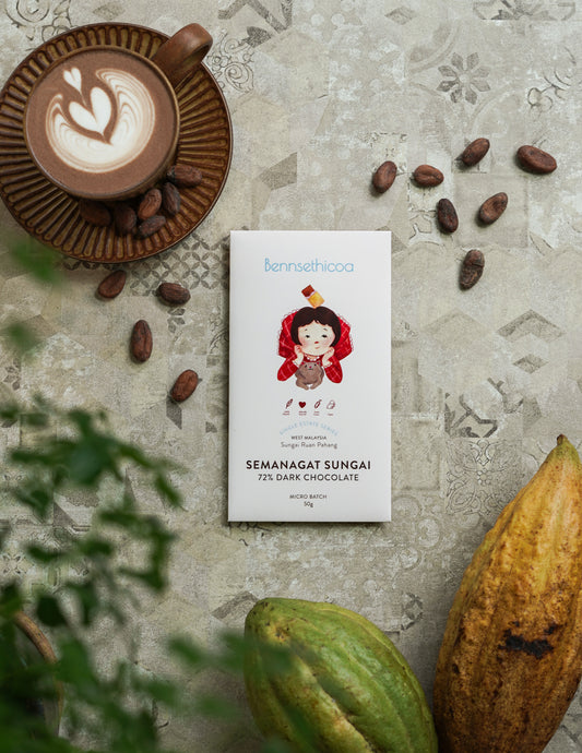 SEMANGAT SUNGAI 72% Sungai Ruan Pahang Dark Chocolate