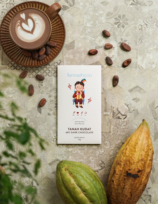 TANAH KUDAT 68% Kota Marudu Dark Chocolate
